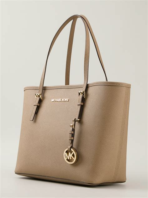 michael kors tote oyster jet set|Michael Kors jet set luggage.